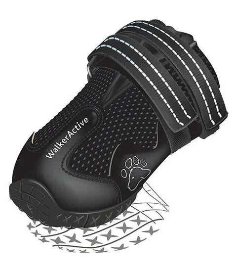 Hundesko Walker Active S/M 2 stk sort