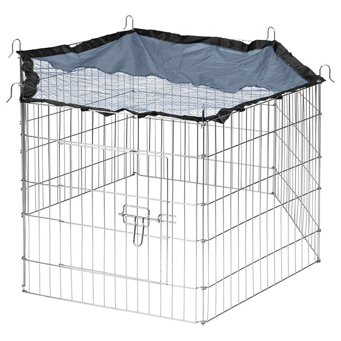 Græsningsbur metal 6 kantet