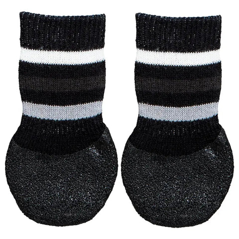 Hundesokker Non-slip L-XL 2 stk/pk sort