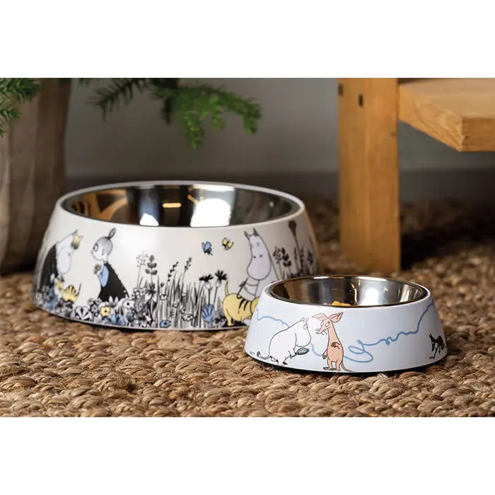 Melamin skål Moomin Pets S 160 ml blå