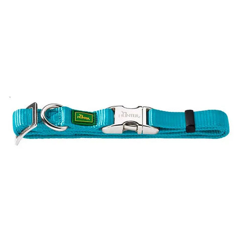 Nylonhalsbånd Alu-Strong Basic L 40-55 cm petrol