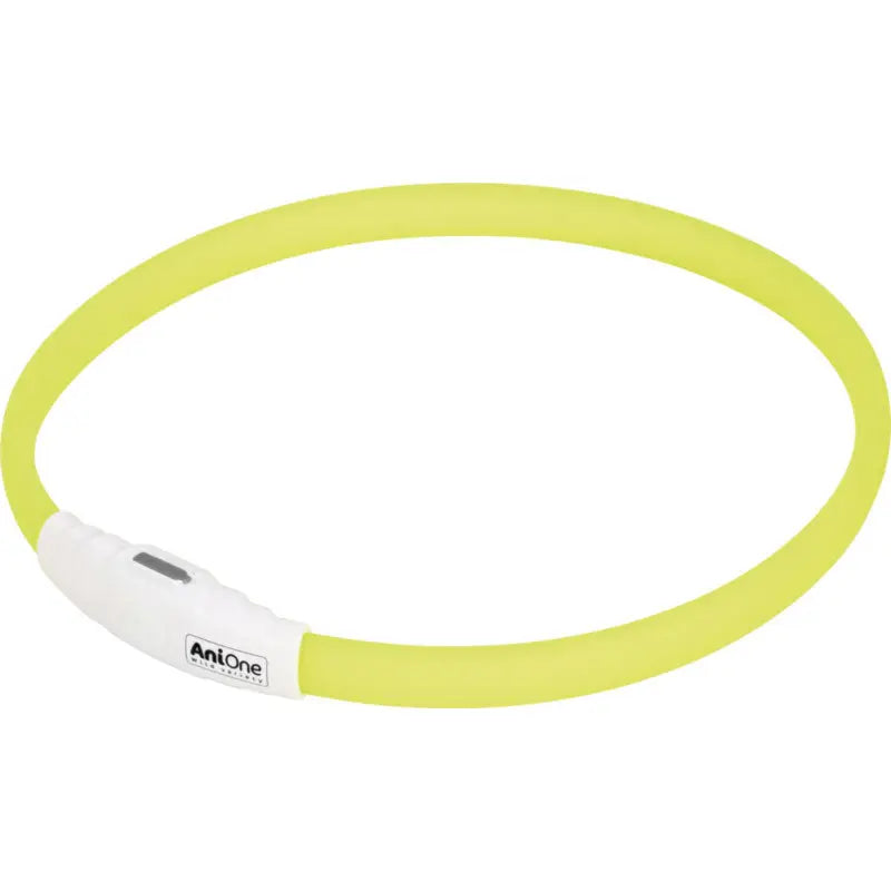 Lyshalsbånd Blinking Silikone 65 cm gul