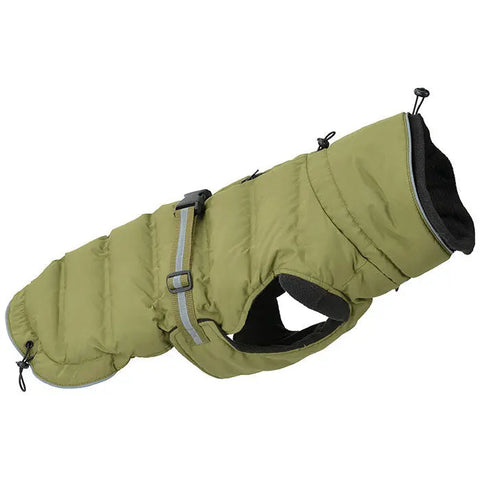 Vinterjakke Delia 32 cm grøn