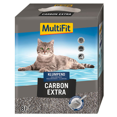 Kattegrus Carbon Extra klumpende 8 l