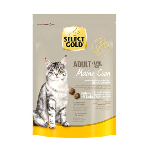 Adult Maine Coon Fjerkræ & laks 300 g