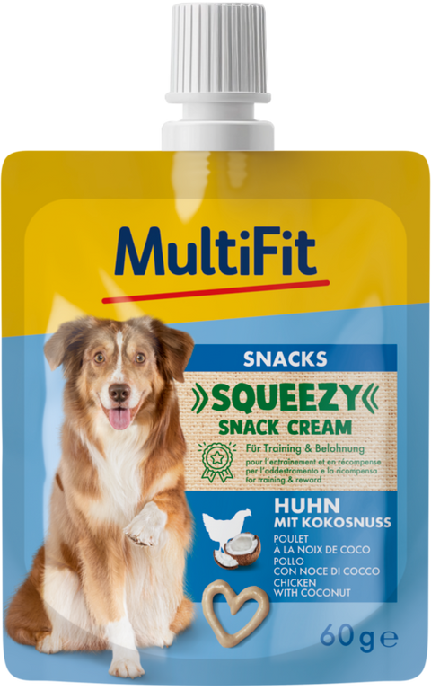 Squeezy snack Cream kylling, kokos 60 ml