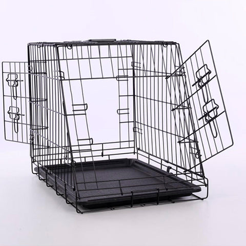 Transportbur skråM 77x48x55,5 cm sort