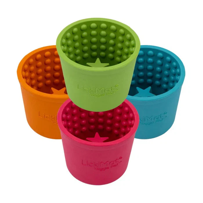 Lickimat Yoggie Pot 9,5x9 cm pink