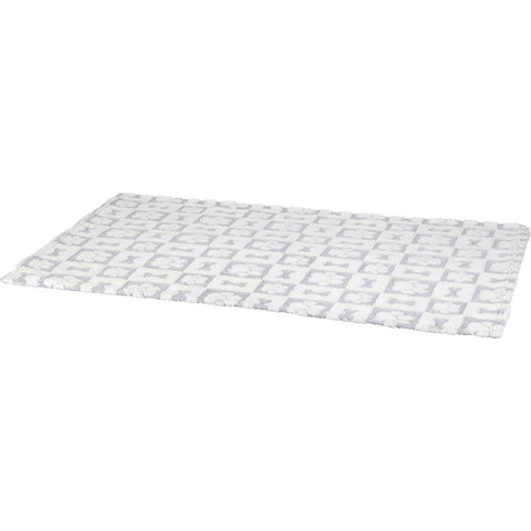 Tæppe geomatric paw 120x85cm grå