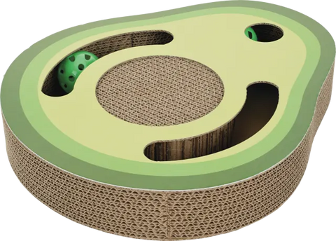 Kradsebræt avocado m/bold