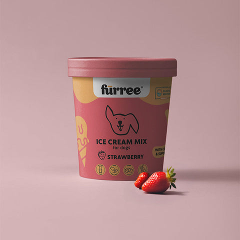Ice Cream Mix + form 60 g mix op til 10 is, jordbær